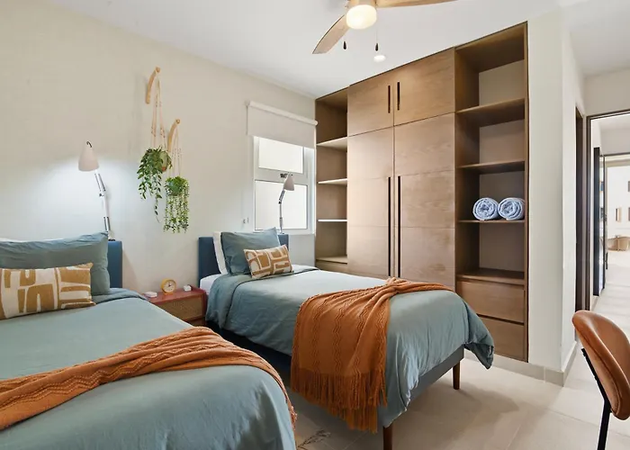 Ocean View Haven Walk To Private Rooftop Terrace * Akumal
